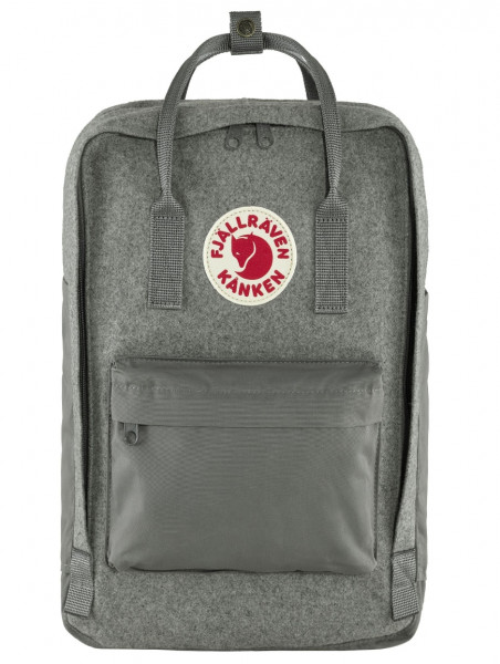  Fjallraven Kanken Re-Wool Laptop 15 Granite Grey 			