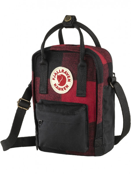  Fjallraven Kanken Re-Wool Sling Red/Black