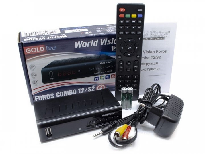 TV- ()  World Vision Foros Combo DVB-T2/S2