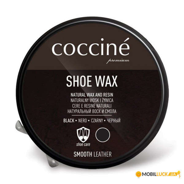    Coccine Shoe Wax 55/32/40/02 02 Black