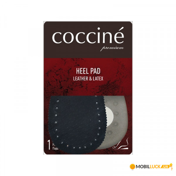 ϳ' Coccine Heel Pad Latex & Peccary 665/94/02/01 (S), , S, 5906489217920