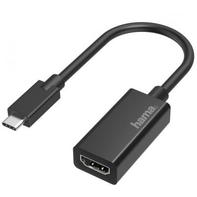  Hama USB C - HDMI Ultra HD 4K Black (00200315)