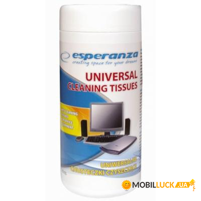  Esperanza Universal Cleaning Tissues 100 (ES105)