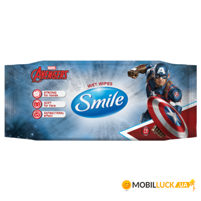    Smile baby Marvel Antibacterial 72  (4823071642254)