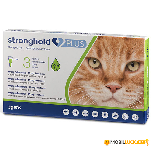  Zoetis Stronghold Plus 60 /10        5  10 , 1  (1 ) 137247