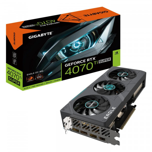 ³ GIGABYTE Nvidia GeForce RTX 4070TI SUPER EAGLE OC 16G (GV-N407TSEAGLE OC-16GD)