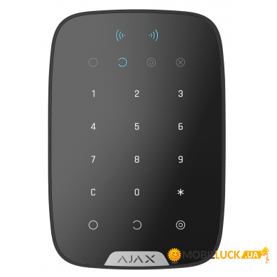     Ajax KeyPad Plus Black (KeyPad Plus/Black)