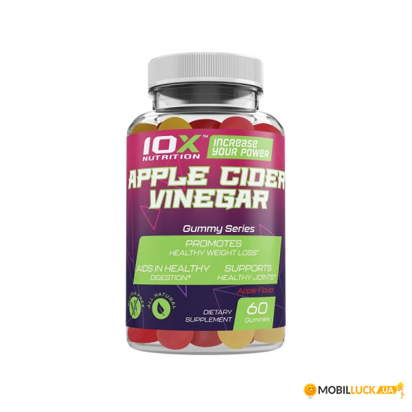    10XNutrition Apple Cider Vinegar 60  