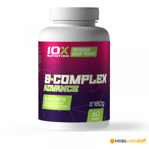    10XNutrition B-Complex Advance 60  