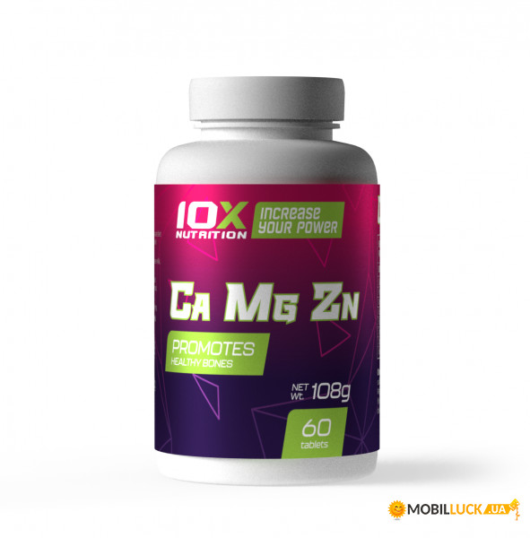    10XNutrition Ca-Mg-Zn 60  