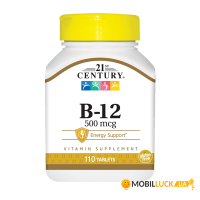 ³ 21st Century B-12 500 mcg 110 tabs