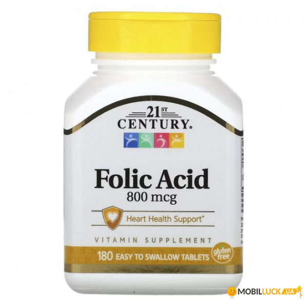 볺  21st Century (Folic Acid) 800  180 