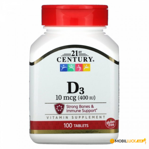 ³ 3 21st Century Vitamin D3 400  100 