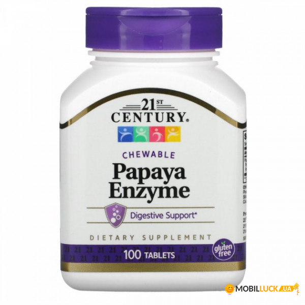   (Papaya Enzyme), 21st Century, 100  