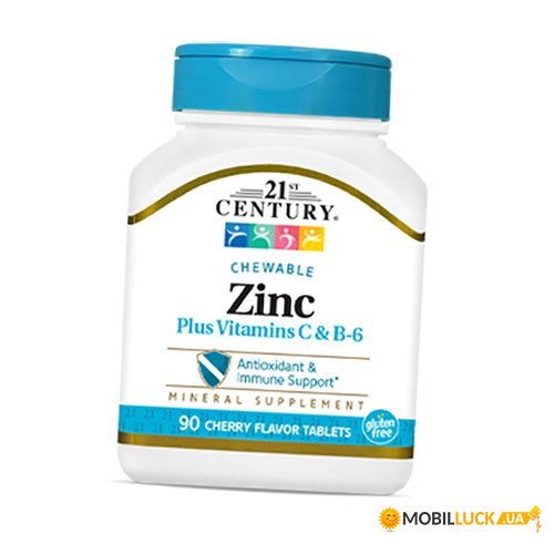   C  B6   21st Century (Zinc Plus Vitamins C amp B-6 Chewable Cherry Flavor)