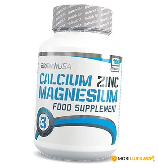  BioTech (USA) Calcium Zinc Magnesium 100  (36084004)