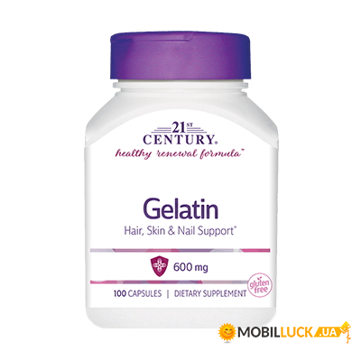    21st Century Gelatin 600 mg 100  (CN3896)