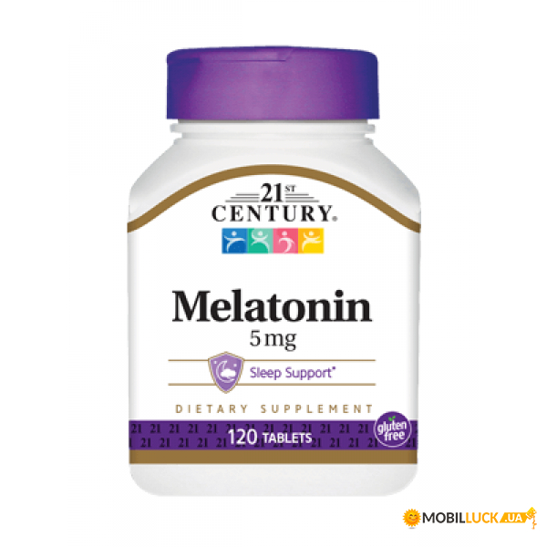  21st Century Melatonin 5 mg 120  100-96-6179401-20