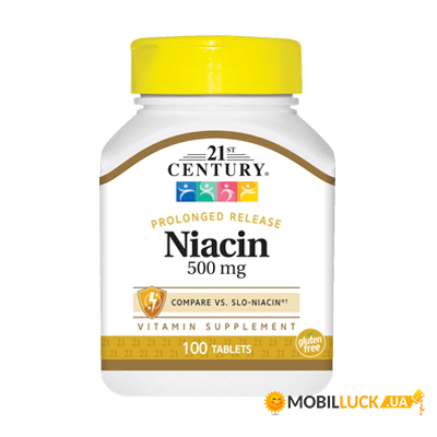  21st Century Niacin 500  100 