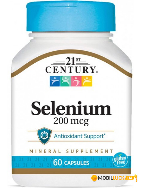  21st Century Selenium 200 mcg 60  (4384304154)