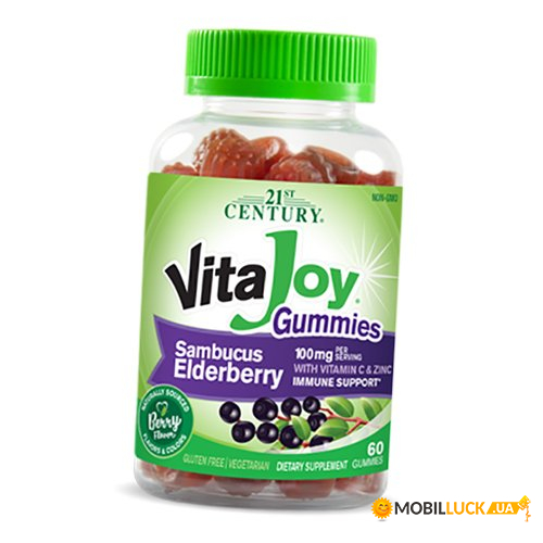      21st Century VitaJoy Sambucus Elderberry 60 (71440016)