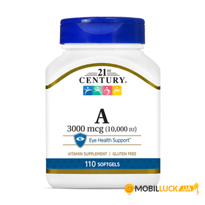 ³ 21st Century Vitamin A 3000 mcg 110 