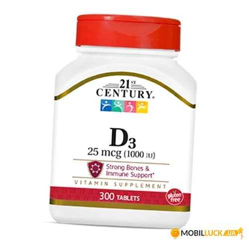 ³ 3  21st Century Vitamin D3 1000 60 (36440067)