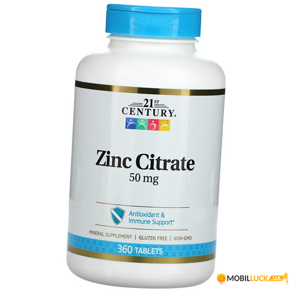   21st Century Zinc Citrate 50 360 (36440073)