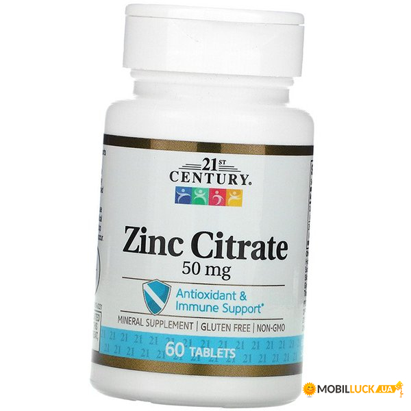   21st Century Zinc Citrate 50 60 (36440073)