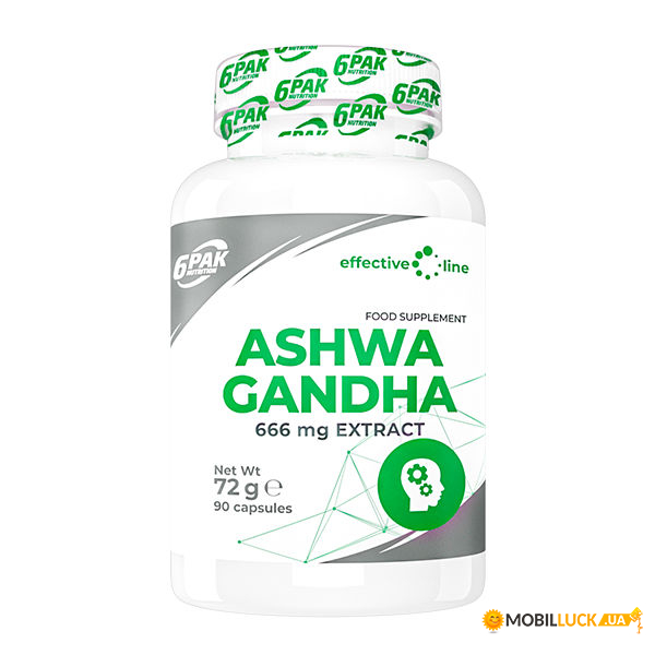    6PAK Nutrition Ashwagandha 90  