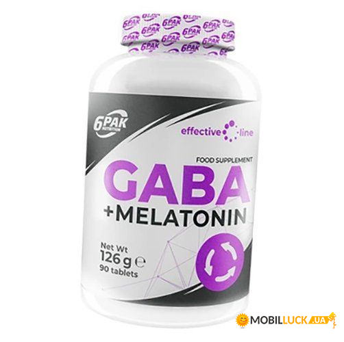  6Pak GABA plus Melatonin 90 tab (72350001)