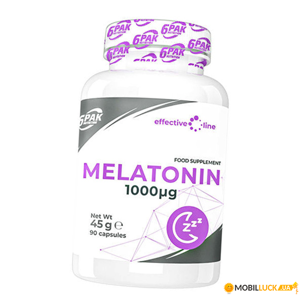    6Pak Melatonin 1000 90 (72350002)