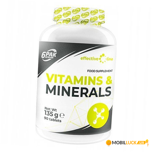 ³-  6Pak Vitamins&Minerals EL 90 (36350003)