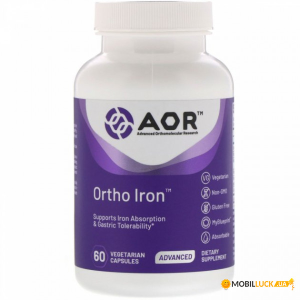  , Advanced Orthomolecular Research AOR, 60   (AOR-08318)