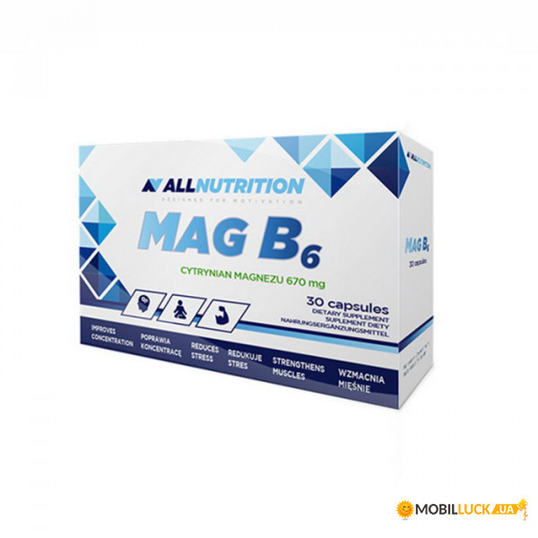  All Nutrition MagB6 30 caps