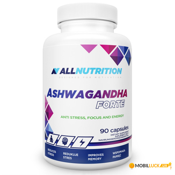  All Nutrition Ashwaganda Forte - 90caps 100-28-3727045-20