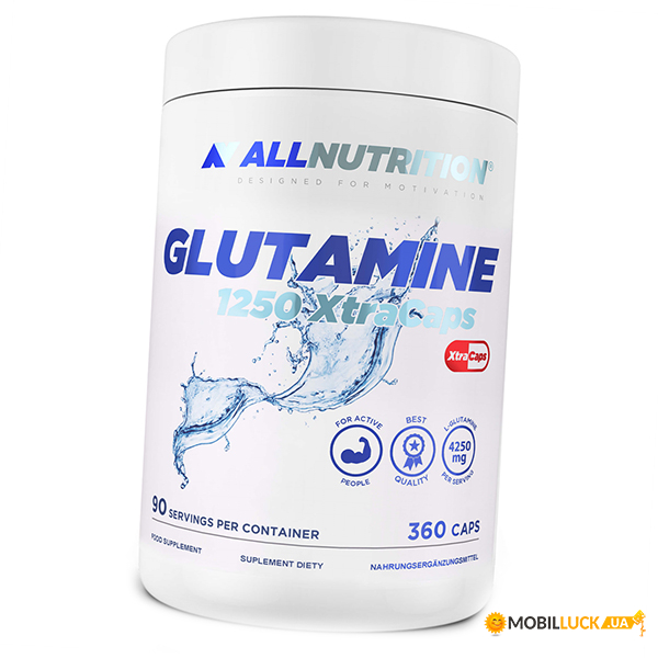       All Nutrition Glutamine 1250 XtraCaps 360 (32003002)