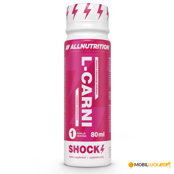 L- AllNutrition L-CARNI Shock Shot - 80ml