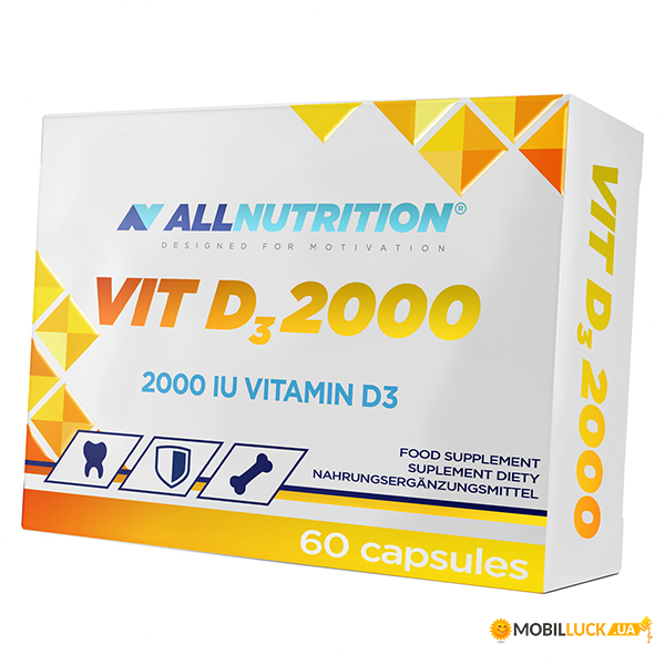 ³ 3 All Nutrition Vitamin D3 2000 60 (36003006)