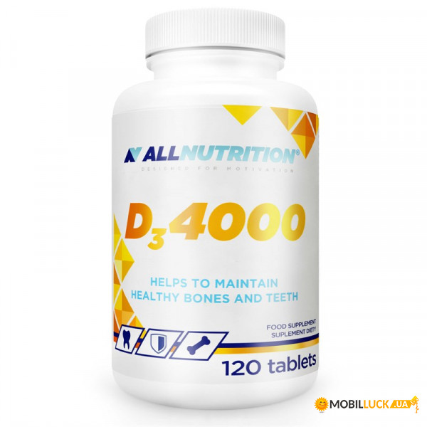    AllNutrition Vitamin D3 4000 120  