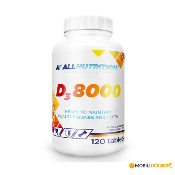 ³   AllNutrition Vitamin D3 8000 120 