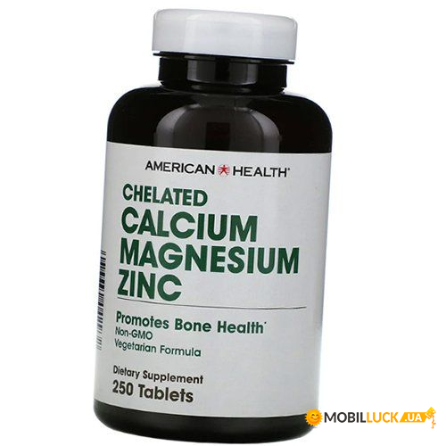    American Health Calcium Magnesium Zinc 250 (36471001)