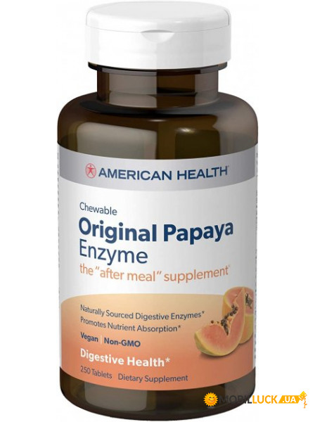  American Health Original Papaya Enzyme 250  (43843034004)