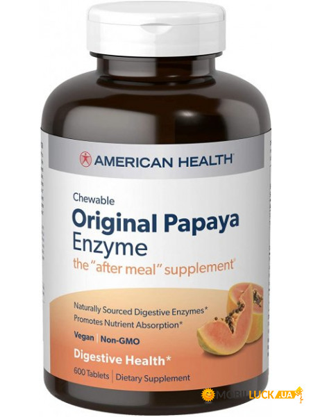  American Health Original Papaya Enzyme 600  (43843034003)