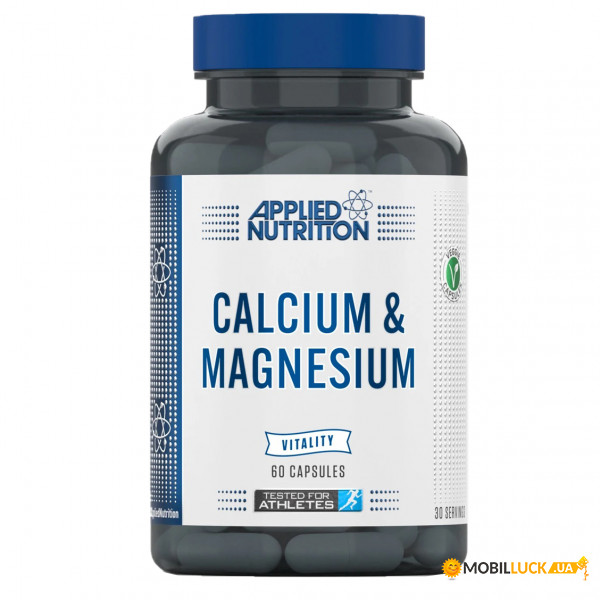  Applied Nutrition Calcium Magnesium 60  