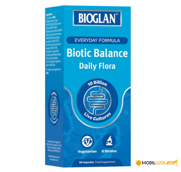  Bioglan Biotic Balance 10 Billion 30 caps