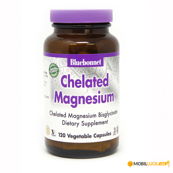  Bluebonnet Nutrition Albion Chelated Magnesium 120  