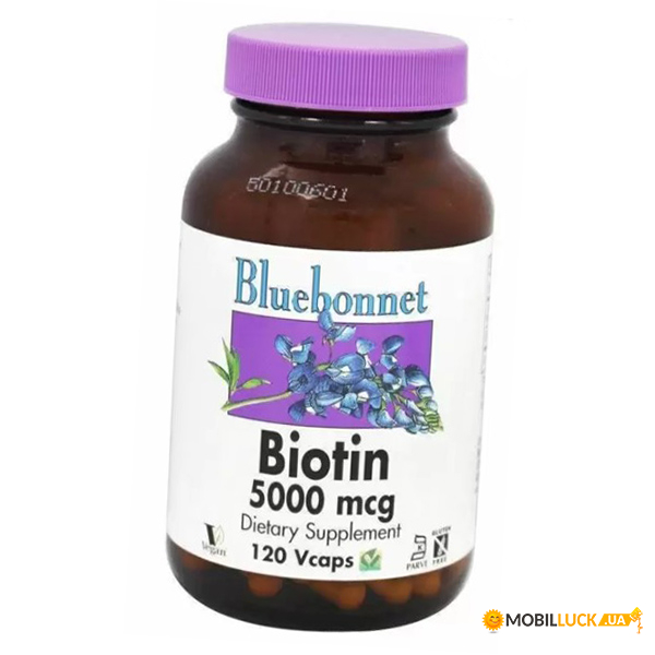  Bluebonnet Nutrition Biotin 5000 120  (36393003)