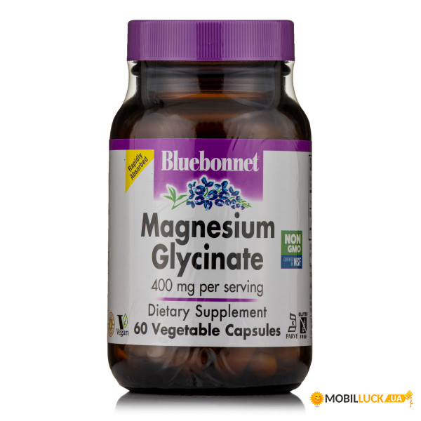 ³ Bluebonnet Magnesium Glycinate 60 vegcaps