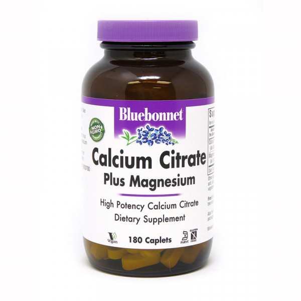    Bluebonnet Nutrition Calcium Citrate Plus Magnesium 180  